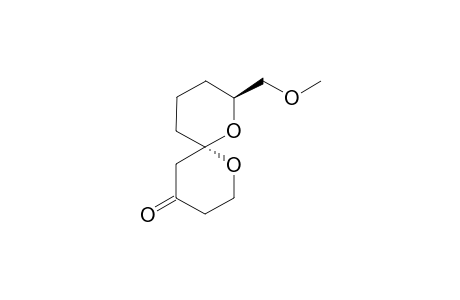 (6R,8S)-8-((Methoxy)methyl)-1,7-dioxaspiro[5.5]undecan-4-one