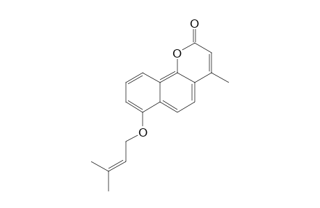 7-(3-Methyl-2-butenyloxy)-4-methylnaphtho[1,2-b]pyran-2-one