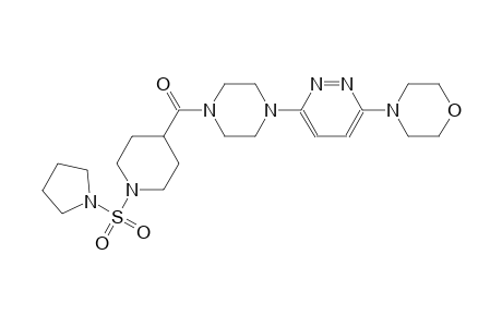 morpholine, 4-[6-[4-[[1-(1-pyrrolidinylsulfonyl)-4-piperidinyl]carbonyl]-1-piperazinyl]-3-pyridazinyl]-