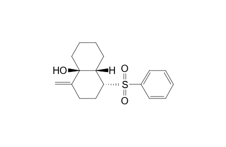 (4R(*),4aR(*),8aR(*))-8a-Hydroxy-1-methylene-4-(phenyl-sulfonyl)decahydronaphthalene