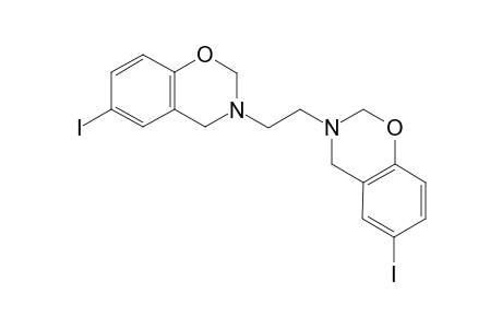 3,3'-Ethylene-bis(3'',4''-dihydro-6"-iodoo-2H-1'',3"-benzoxazine)