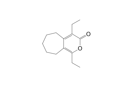 1,4-Diethyl-6,7,8,9-tetrahydro-5H-cyclohepta[c]pyran-3-one