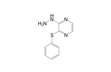 Pyrazine, 2-hydrazinyl-3-(phenylthio)-