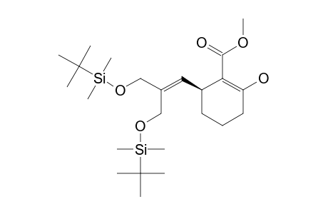 METHYL-(1S,6S)-6-(3-(TERT.-BUTYLDIMETHYLSILYLOXY)-2-(TERT.-BUTYLDIMETHYLSILYLOXY)-METHYL-PROP-1-EN-1-YL)-2-OXOCYCLOHEXANECARBOXYLATE
