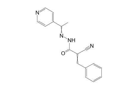 2-Cyano-3-phenyl-N'-(1-(pyridin-4-yl)ethylidene)acrylohydrazide