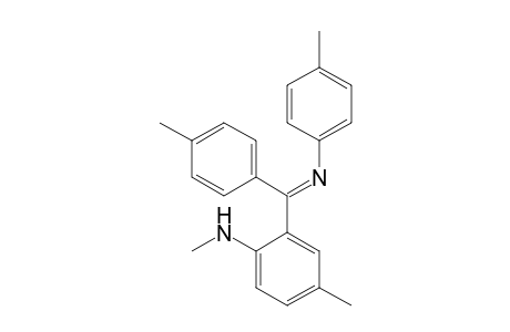 Benzenamine, N,4-dimethyl-2-[(4-methylphenyl)[(4-methylphenyl)imino]methyl]-