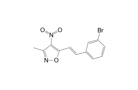 Isoxazole, 5-[2-(3-bromophenyl)ethenyl]-3-methyl-4-nitro-