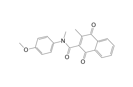 N-(4-Methoxyphenyl)-N,3-dimethyl-1,4-dioxo-1,4-dihydro-2-naphthalenecarboxamide