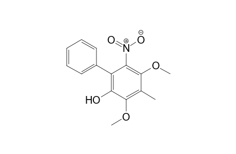 3,5-dimethoxy-4-methyl-6-nitrobiphenyl-2-ol