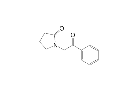 N-(2-Phenyl-2-oxo-ethyl)-2-pyrrolidinone