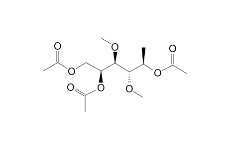 1,2,5-Tri-O-acetyl-6-deoxy-3,4-di-O-methylgalactitol