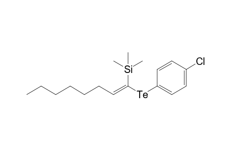 (E)-1-Trimethylsilyl-1-(4-chlorophenyltelluro)-1-octene