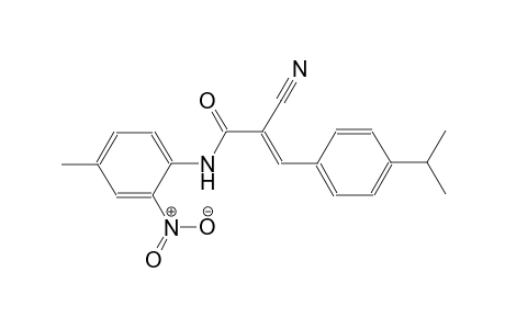 (2E)-2-cyano-3-(4-isopropylphenyl)-N-(4-methyl-2-nitrophenyl)-2-propenamide