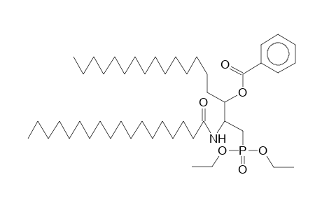 3-BENZOYL-2-STEAROYL-1-DEOXY-RAC-SFINGANIN-1-DIETHYLPHOSPHONATE
