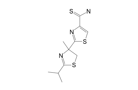 (+/-)-(4'-AMINOTHIOCARBONYLTHIAZOL-2'-YL)-2-ISOPROPYL-4-METHYL-4,5-DIHYDROTHIAZOLE