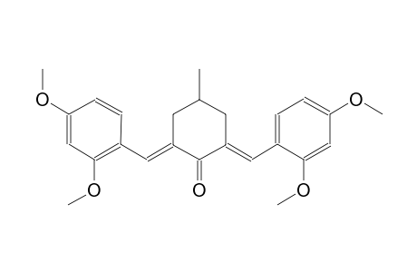 (2E,6E)-2,6-bis(2,4-dimethoxybenzylidene)-4-methylcyclohexanone