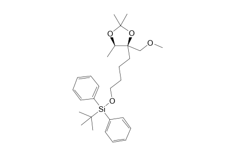 (4R*,5R*)-2,2,5-Trimethyl-4-[4-(tert-butyldiphenylsilyloxy)butyl]-4-methoxymethyl-1,3-dioxolane