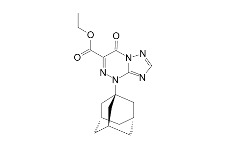 1-ADAMANTYL-3-ETHOXYCARBONYL-1,4-DIHYDRO-1,2,4-TRIAZOLO-[5.1-C]-1,2,4-TRIAZIN-4-ONE