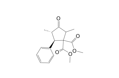 (4S,5R)-3,3-Bis(methoxycarbonyl)-2,5-dimethyl-4-phenylcyclopentanone