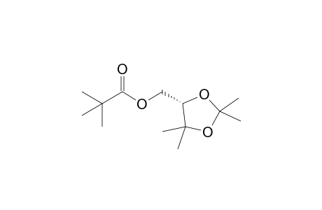 [(4S)-2,2,5,5-tetramethyl-1,3-dioxolan-4-yl]methyl 2,2-dimethylpropanoate