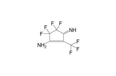 1-TRIFLUOROMETHYL-2-AMINO-5-IMINOTETRAFLUOROCYCLOPENT-1-ENE