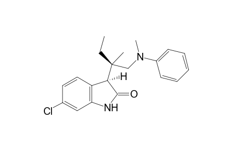 (3R,1'R)-6-Chloro-3-{2'-methyl-1'-[methyl(phenyl)amino]butan-2-yl}indolin-2-one