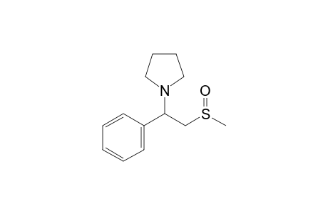 1-(2'-Methylsulfinyl-1'-phenylethyl)pyrrolidine