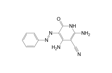 3-Pyridinecarbonitrile, 2,4-diamino-1,6-dihydro-6-oxo-5-(phenylazo)-