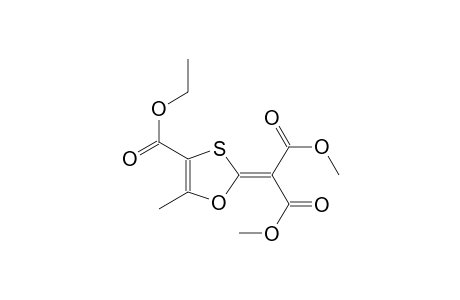 dimethyl 2-[4-(ethoxycarbonyl)-5-methyl-1,3-oxathiol-2-ylidene]malonate