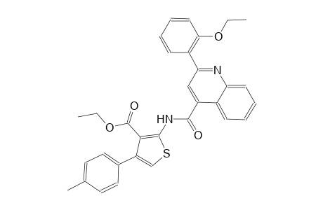 ethyl 2-({[2-(2-ethoxyphenyl)-4-quinolinyl]carbonyl}amino)-4-(4-methylphenyl)-3-thiophenecarboxylate