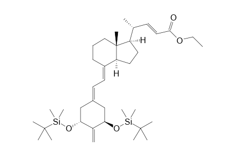 Ethyl (2E)-4-[(1R,3R,7E,17.beta.)-1,3-Bis{[tert-butyl(dimethyl)-silyl]oxy}-2-methylidene-9,10-secoestra-5,7-dien-17-yl]pent-2-enoate