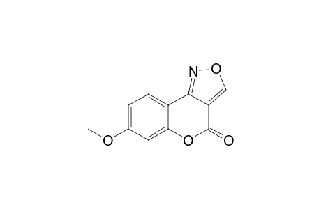 7-Methoxy-4H-[1]benzopyrano[4,3-c]isoxazol-4-one