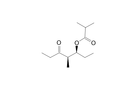 (1RS,2SR)-1-Ethyl-2-methyl-3-oxopentyl 2-methylpropanoate