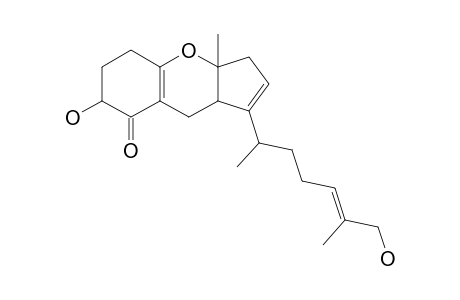 7-hydroxy-1-[(E)-7-hydroxy-6-methylhept-5-en-2-yl]-3a-methyl-3,5,6,7,9,9a-hexahydrocyclopenta[b]chromen-8-one