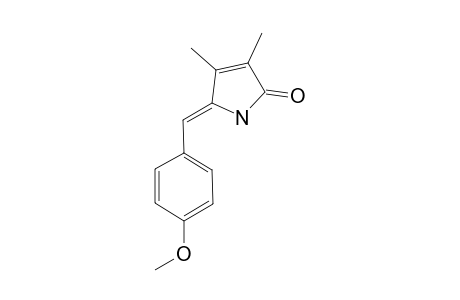 Z-3,4-DIMETHYL-5-(4-METHOXYPHENYLMETHYLIDENE)-3-PYRROLIN-2-ONE