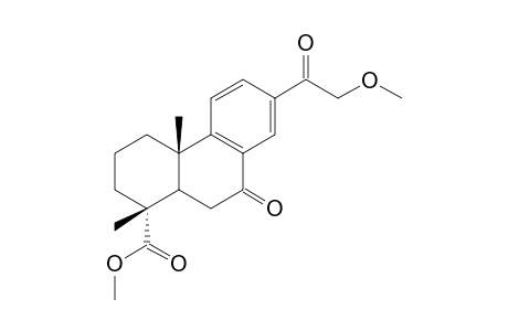 Methyl 13-(2'-methoxyacetyl)-7-oxo-podocarpa-8,11,13-trien-18-oate