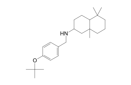 2-Naphthalenamine, N-[[4-(1,1-dimethylethoxy)phenyl]methyl]decahydro-5,5,8a-trimethyl-