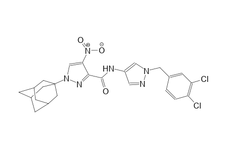 1-(1-adamantyl)-N-[1-(3,4-dichlorobenzyl)-1H-pyrazol-4-yl]-4-nitro-1H-pyrazole-3-carboxamide