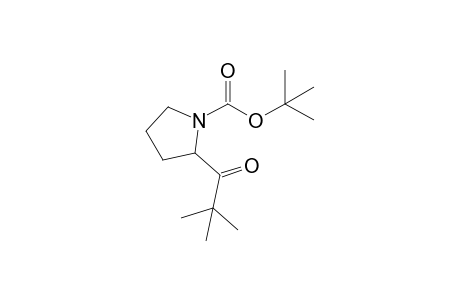 N-(tert-Butoxycarbonyl)-2-(2,2-dimethyl-1-oxopropyl)pyrrolidine