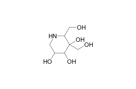 2,3-bis(Hydroxymethyl)-piperidine-3,4,5-triol