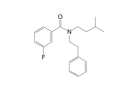 Benzamide, 3-fluoro-N-(2-phenylethyl)-N-(3-methylbutyl)-