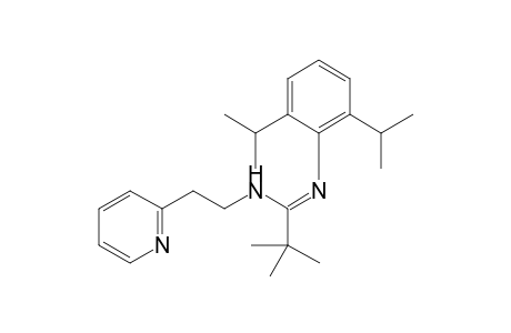 (Z)-N-(2,6-diisopropylphenyl)-N'-(2-pyridylethyl)pivalamidine