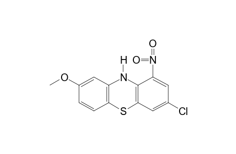 3-CHLORO-8-METHOXY-1-NITROPHENOTHIAZINE