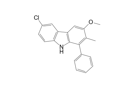 6-Chloro-3-methoxy-2-methyl-1-phenyl-9H-carbazole