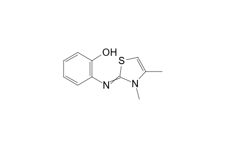 2-(3,4-dimethylthiazol-2(3H)-ylideneamino)phenol