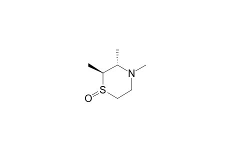 N,2,3-TRIMETHYL-1,4-THIAZANE-S-OXIDE;MINOR_CONFORMATION_1