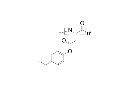 Poly(p-ethylphenyl l-aspartate)