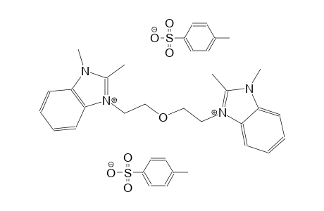 1-{2-[2-(2,3-dimethyl-3H-benzimidazol-1-ium-1-yl)ethoxy]ethyl}-2,3-dimethyl-3H-benzimidazol-1-ium bis(4-methylbenzenesulfonate)