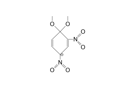 1,1-Dimethoxy-2,4-dinitro-cyclohexadienyl anion