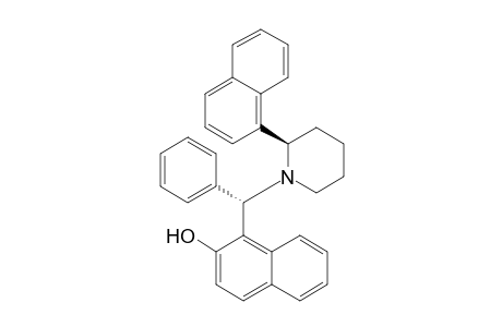 (S)-1-[.alpha.-[(R)-2-(1-Naphthyl)piperidyl]benzyl]-2-naphthol
